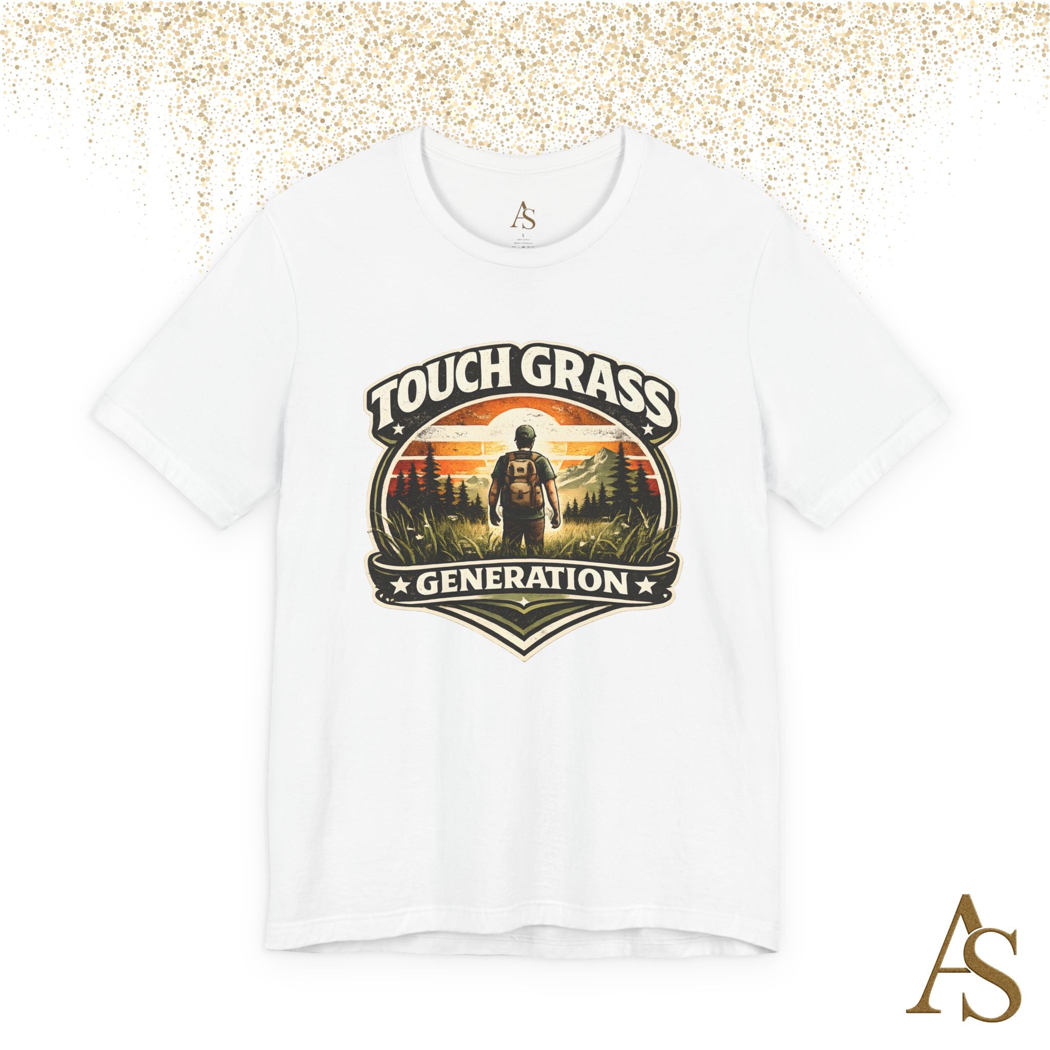 Touch Grass Generation T Shirt Premium Nature Graphic Tee