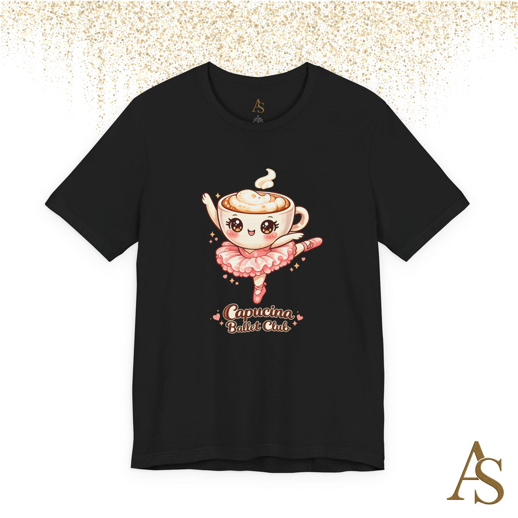Capucina Ballet Club Kawaii Coffee Ballerina T Shirt Cute Cappuccino Dancer Tee