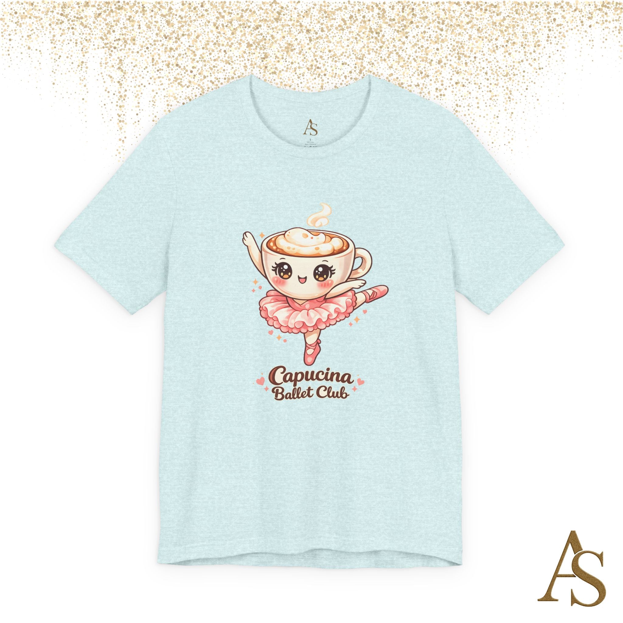 Capucina Ballet Club Kawaii Coffee Ballerina T Shirt Cute Cappuccino Dancer Tee