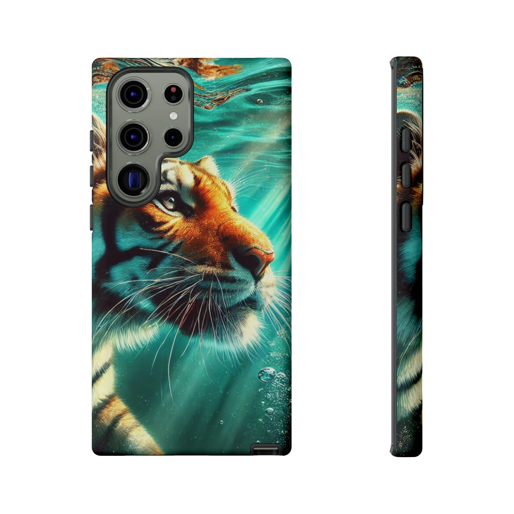Underwater Tiger Phone Case Premium Wildlife Design