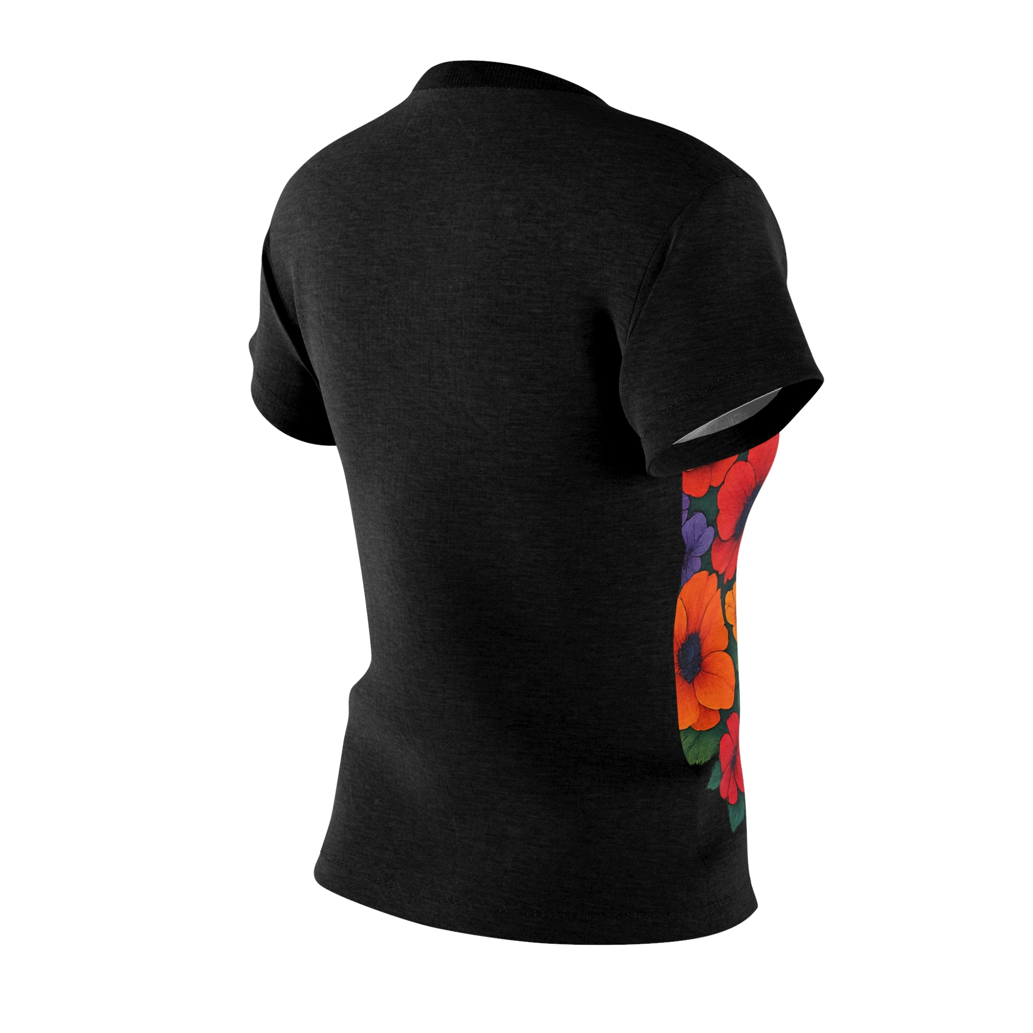 Colorful Floral Graphic T Shirt Botanical Garden Flower Art Tee