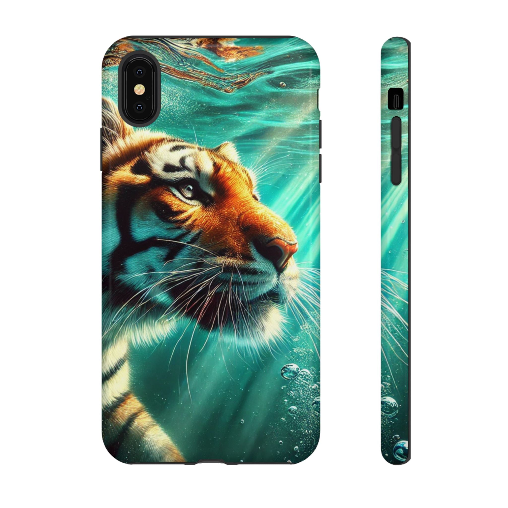Underwater Tiger Phone Case Premium Wildlife Design