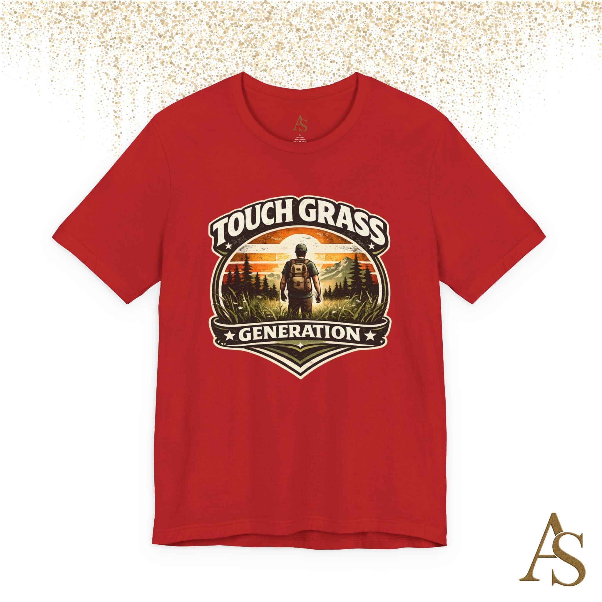 Touch Grass Generation T Shirt Premium Nature Graphic Tee