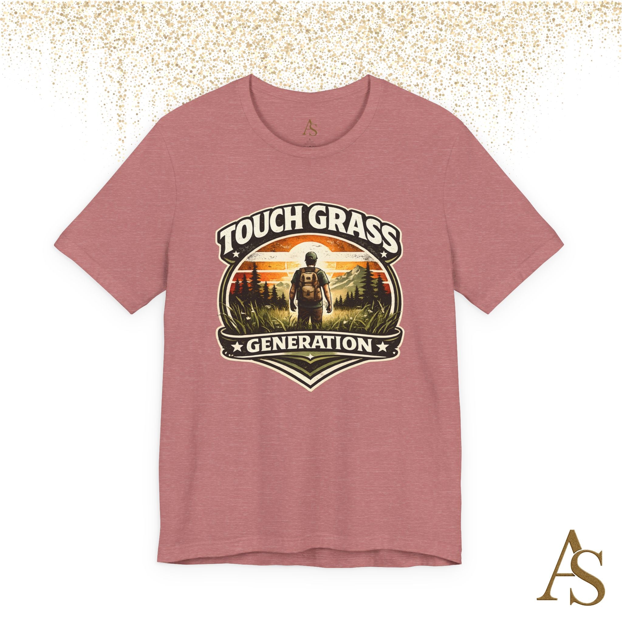Touch Grass Generation T Shirt Premium Nature Graphic Tee