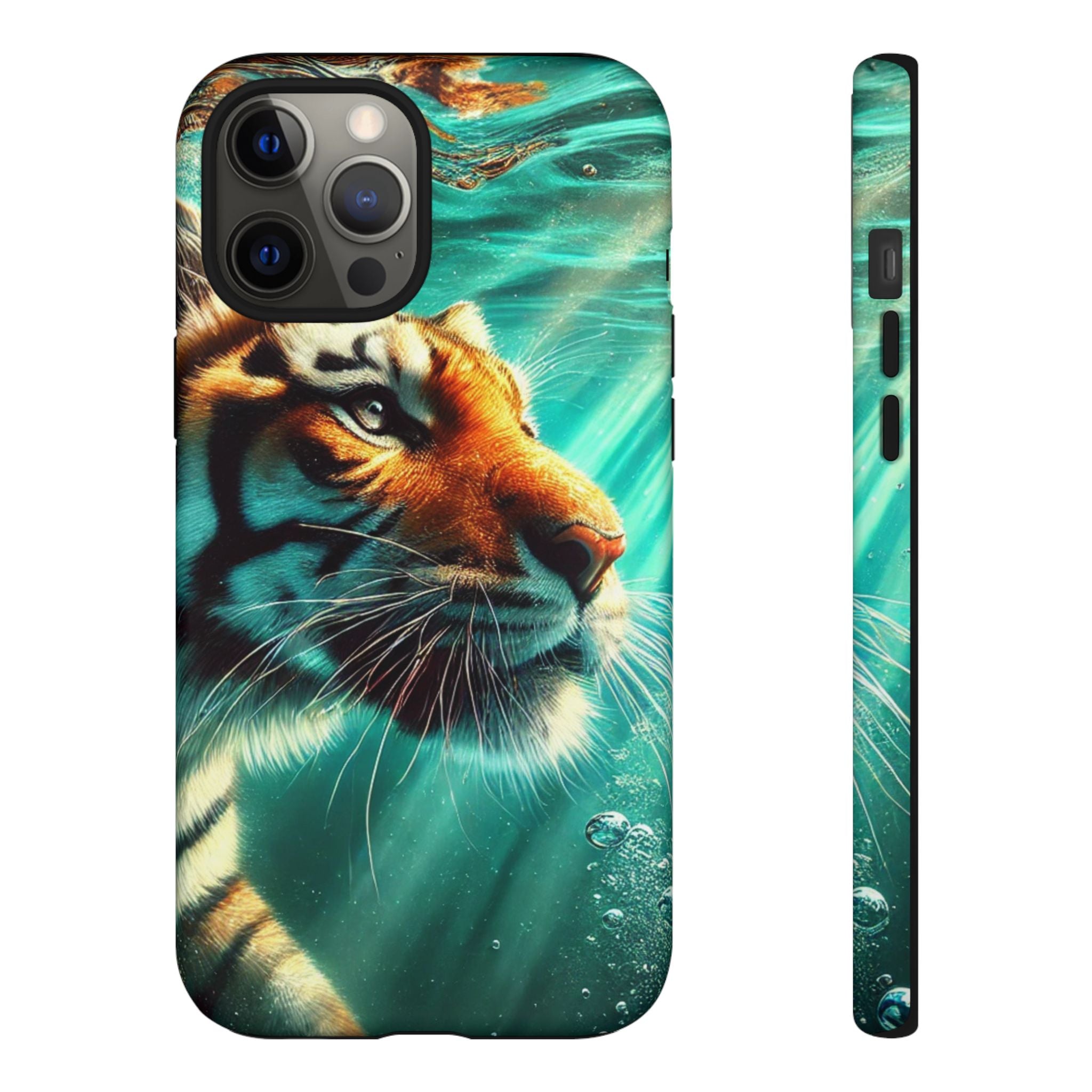 Underwater Tiger Phone Case Premium Wildlife Design