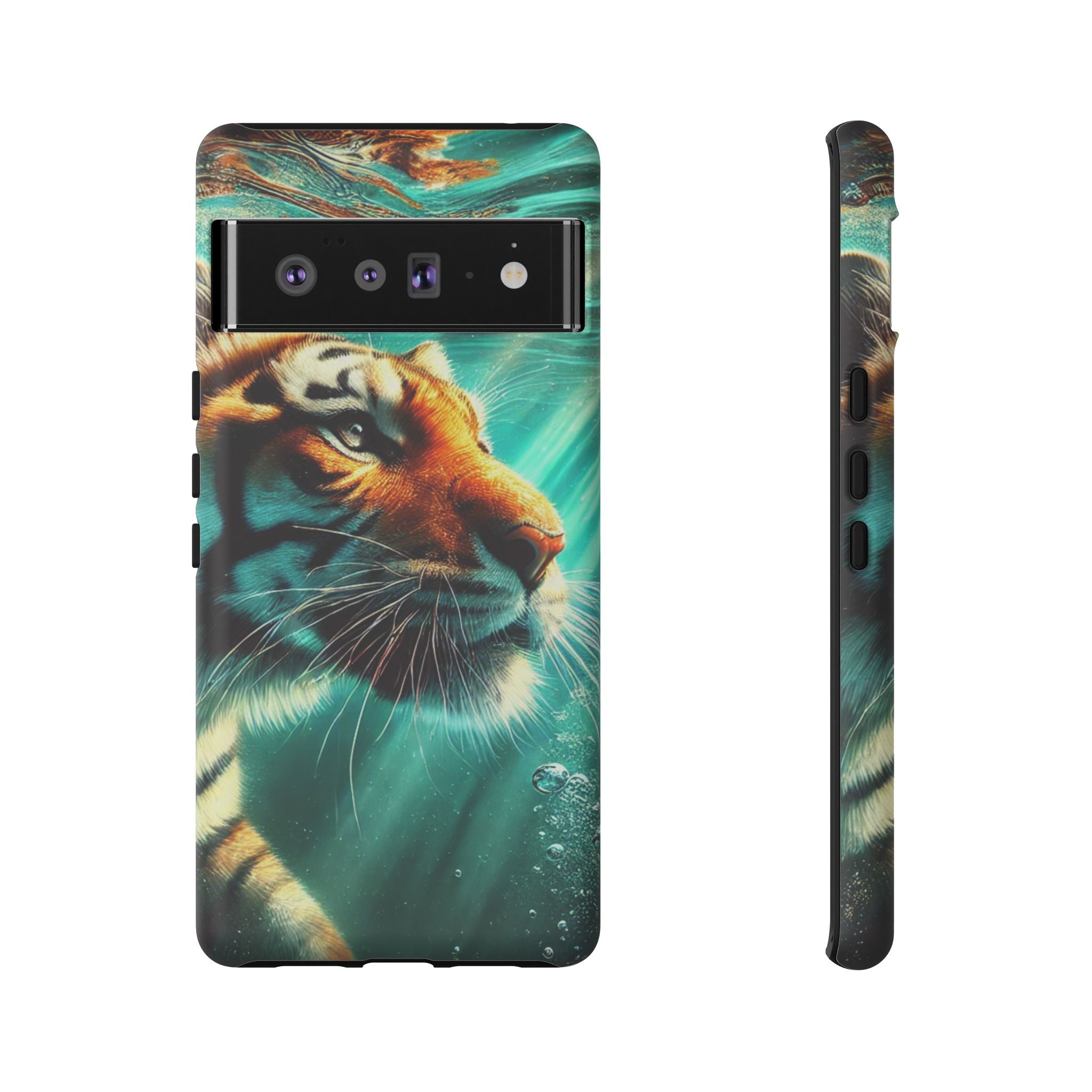 Underwater Tiger Phone Case Premium Wildlife Design