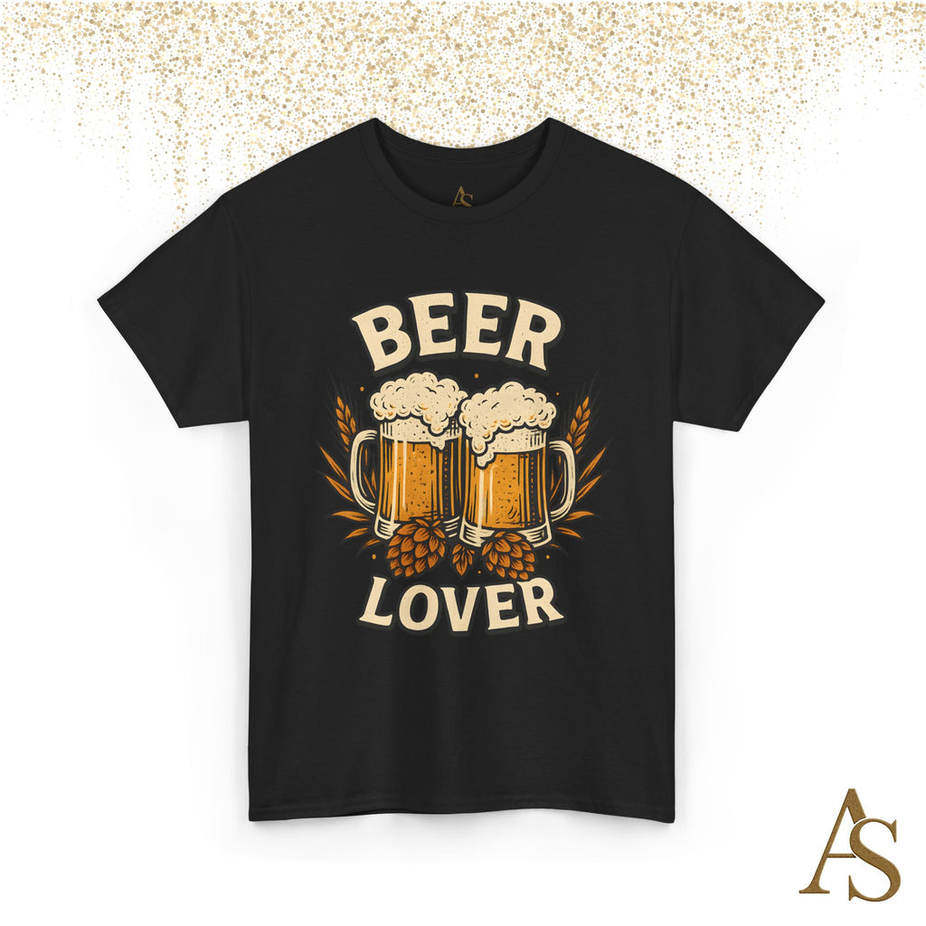 Beer Lover T Shirt Funny Beer Graphic Tee Unisex Heavy Cotton Shirt Gift for Beer Lovers Casual Brewery Style