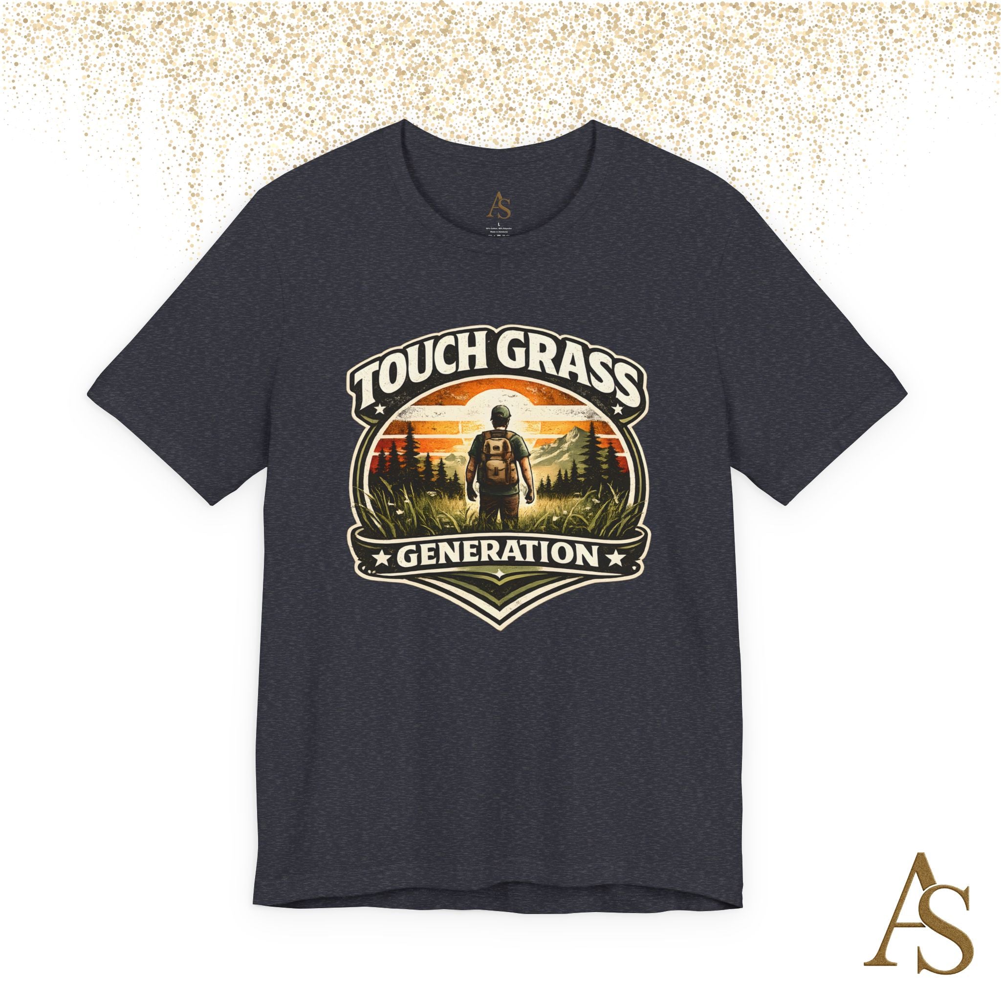 Touch Grass Generation T Shirt Premium Nature Graphic Tee