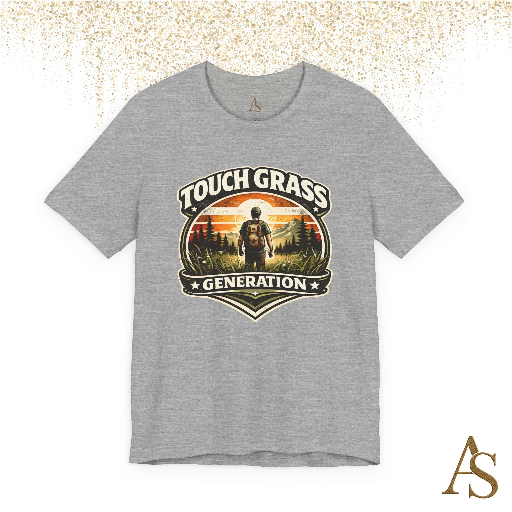 Touch Grass Generation T Shirt Premium Nature Graphic Tee
