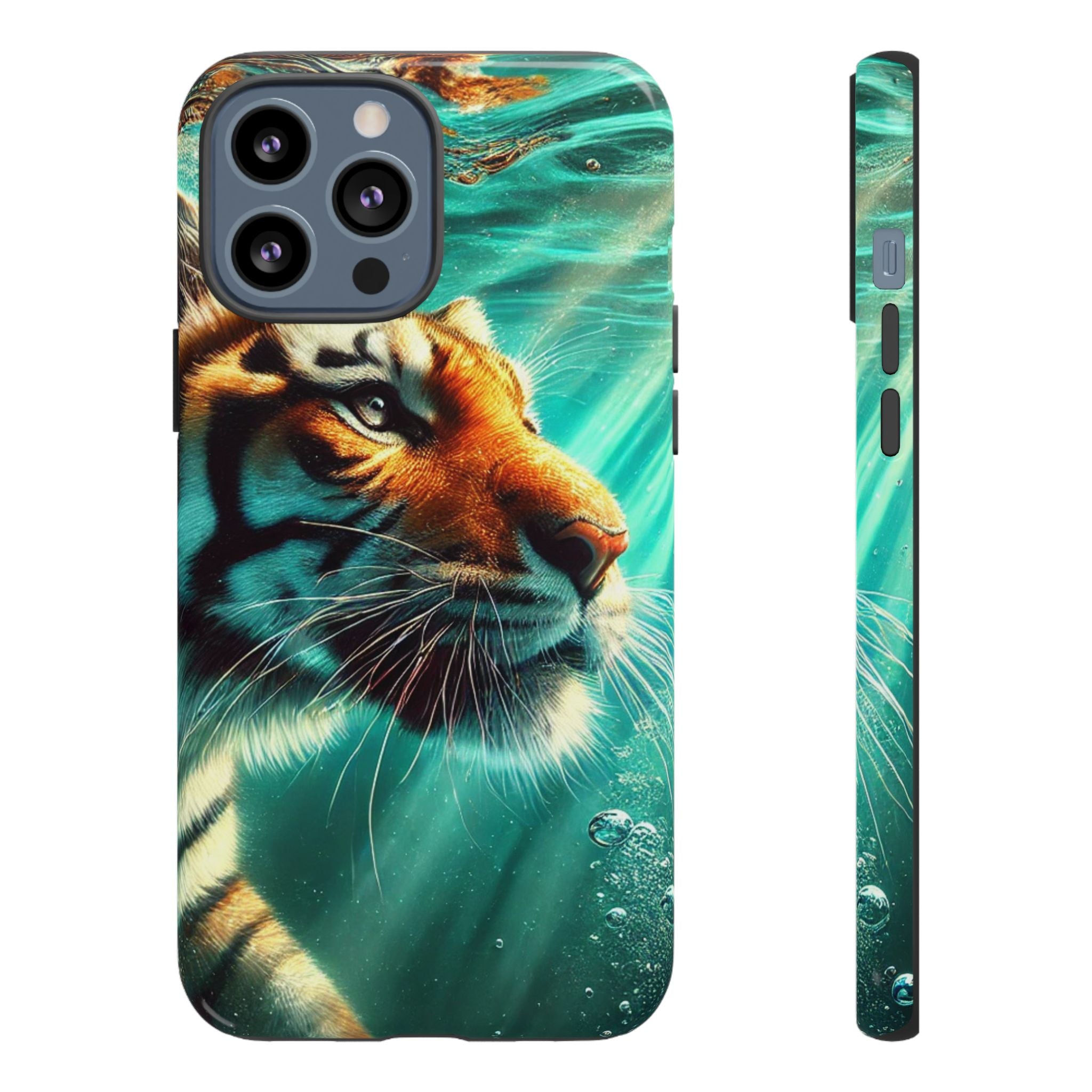 Underwater Tiger Phone Case Premium Wildlife Design