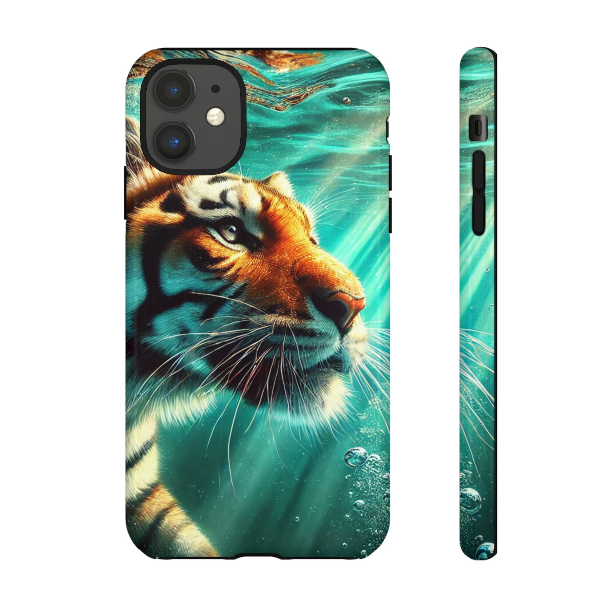 Underwater Tiger Phone Case Premium Wildlife Design