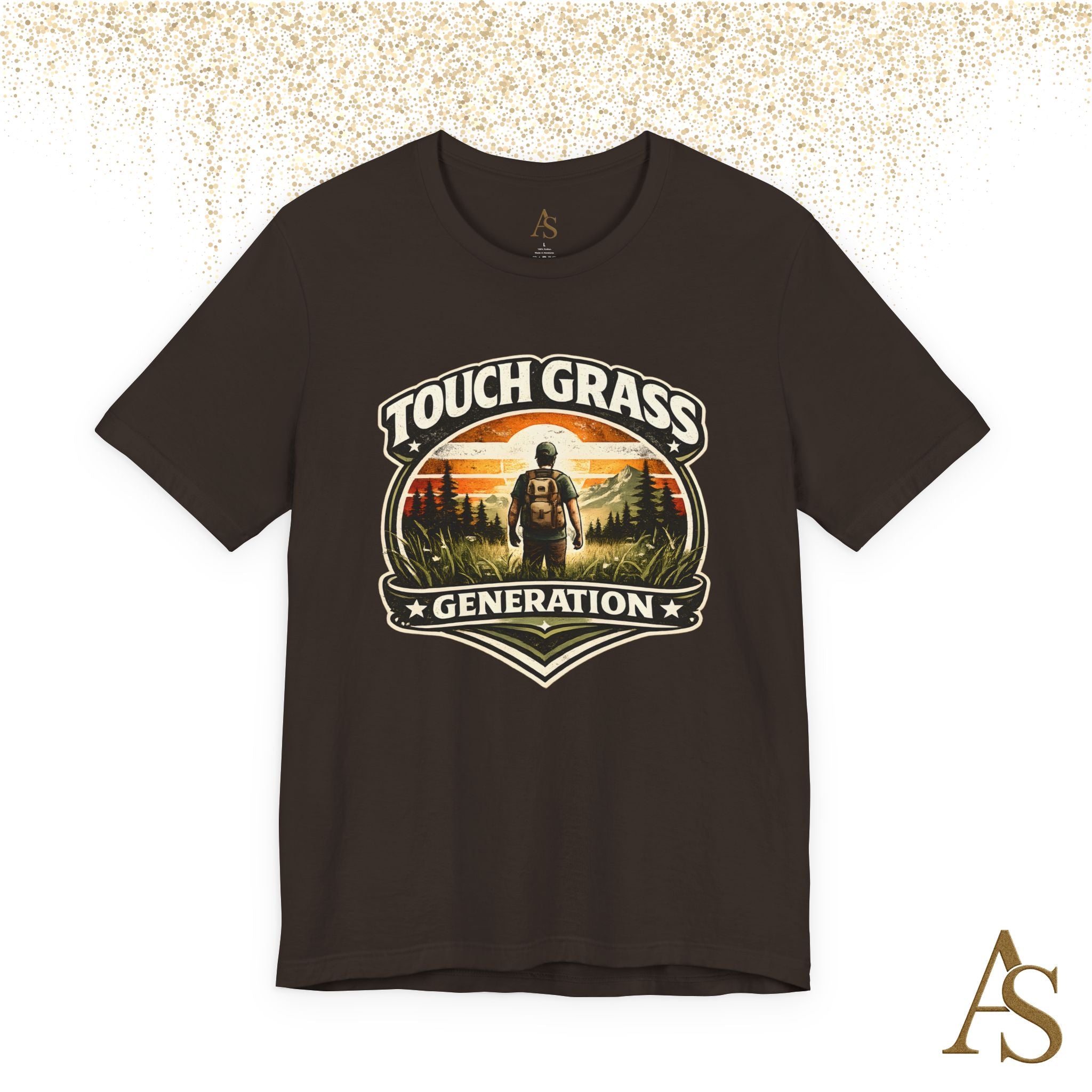 Touch Grass Generation T Shirt Premium Nature Graphic Tee