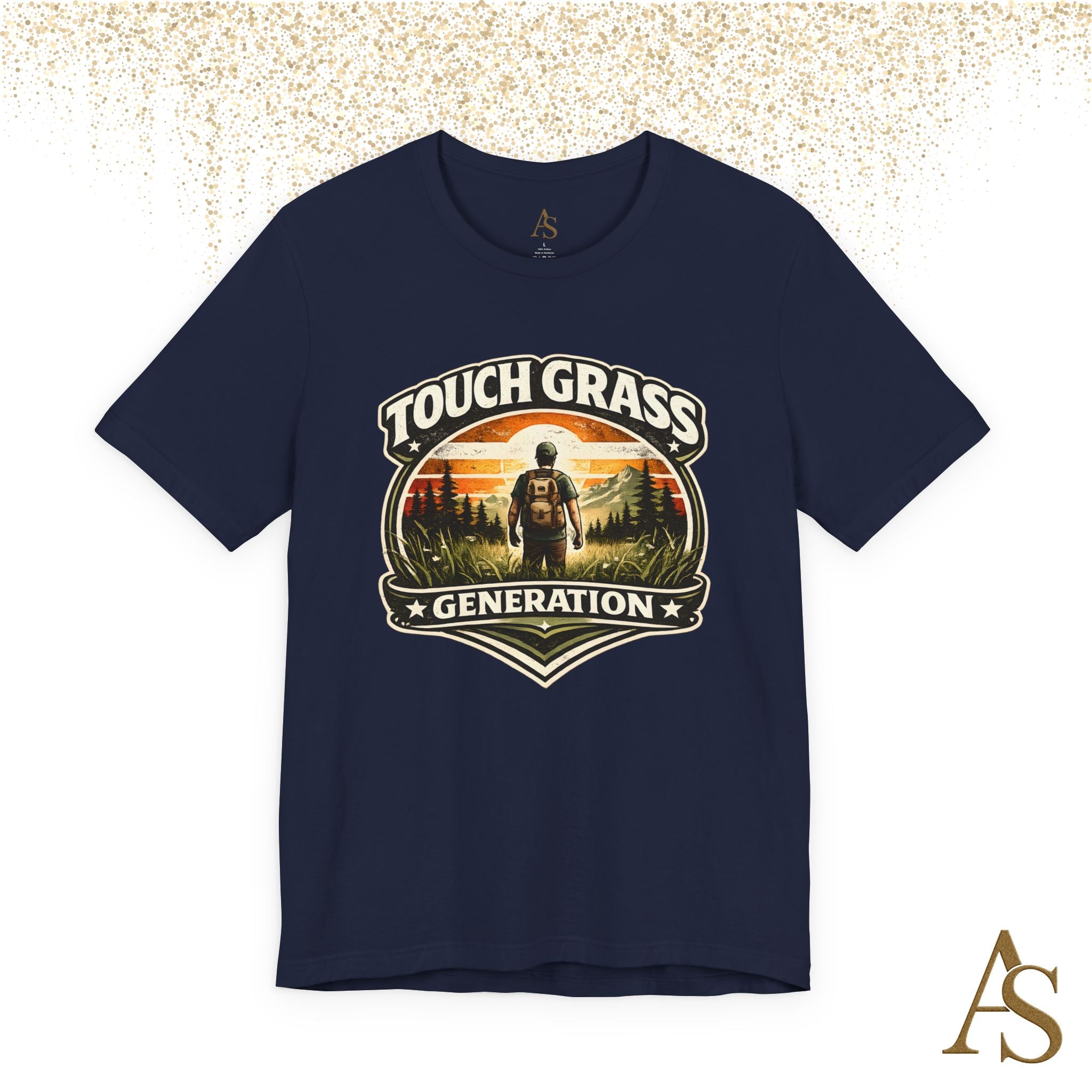 Touch Grass Generation T Shirt Premium Nature Graphic Tee
