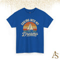Vintage Sailboat Sunset T Shirt Sailing Into My Dreams Nautical Ocean Graphic Tee