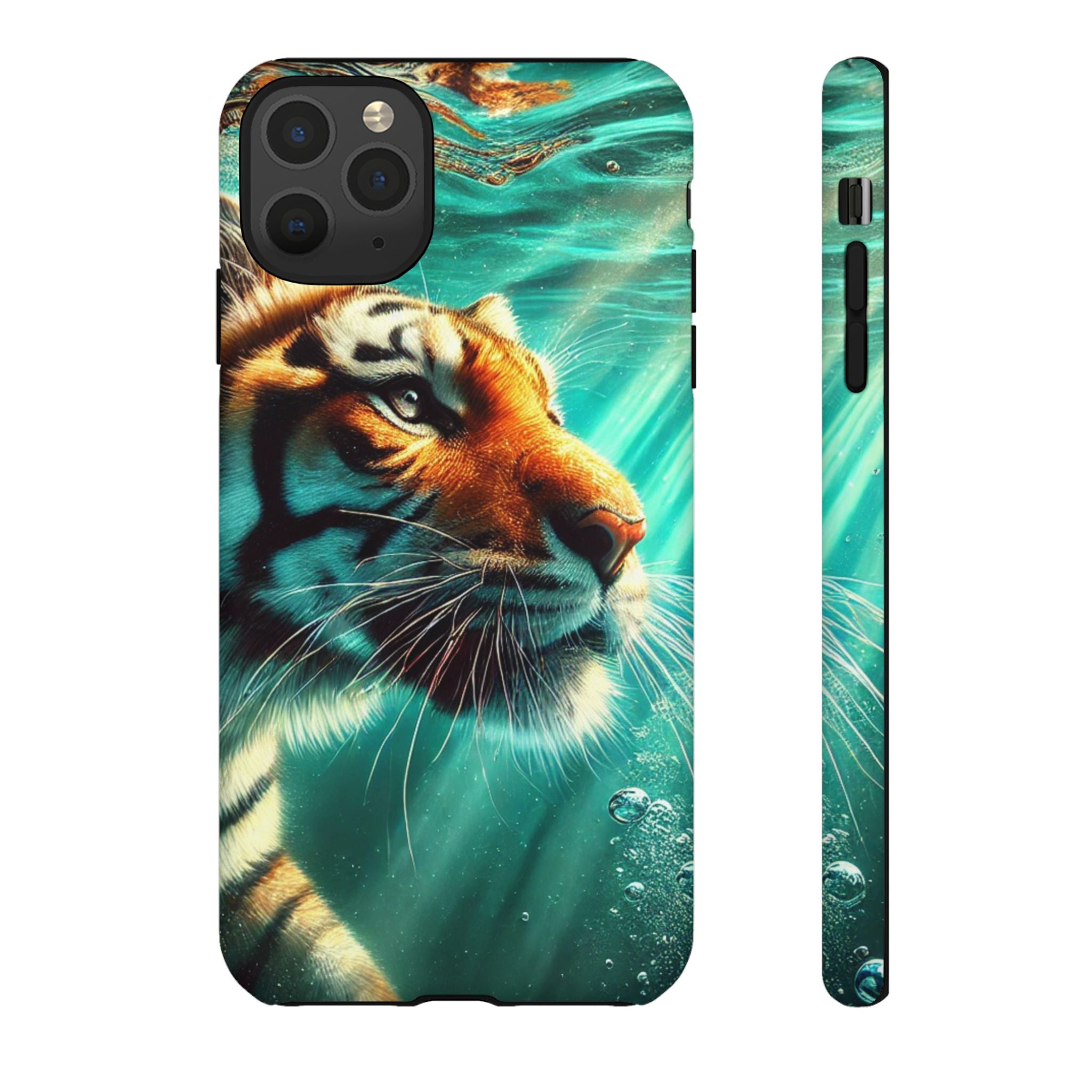 Underwater Tiger Phone Case Premium Wildlife Design
