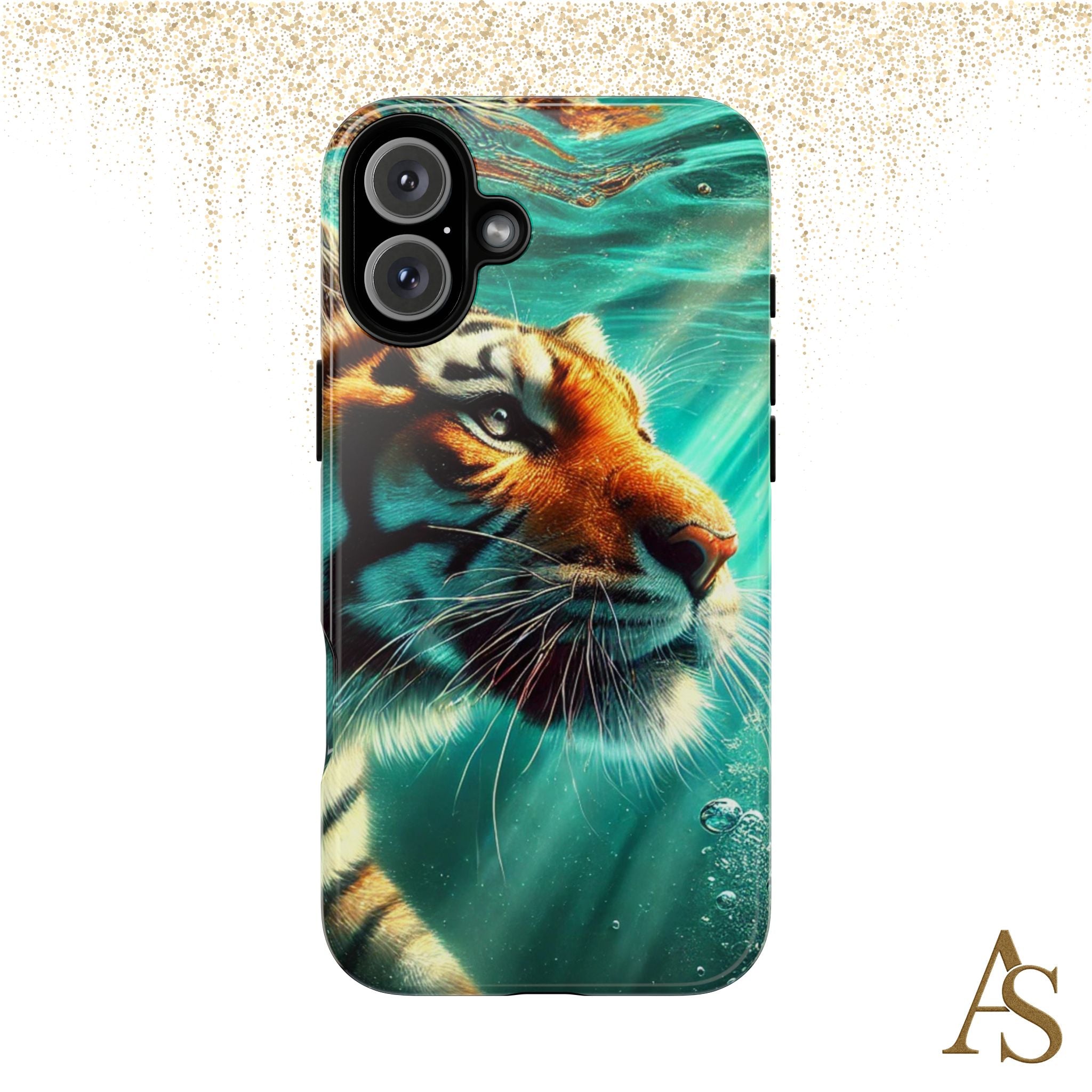 Underwater Tiger Phone Case Premium Wildlife Design