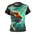 Underwater Tiger Graphic T Shirt Ocean Animal Art Exotic Wildlife Tee