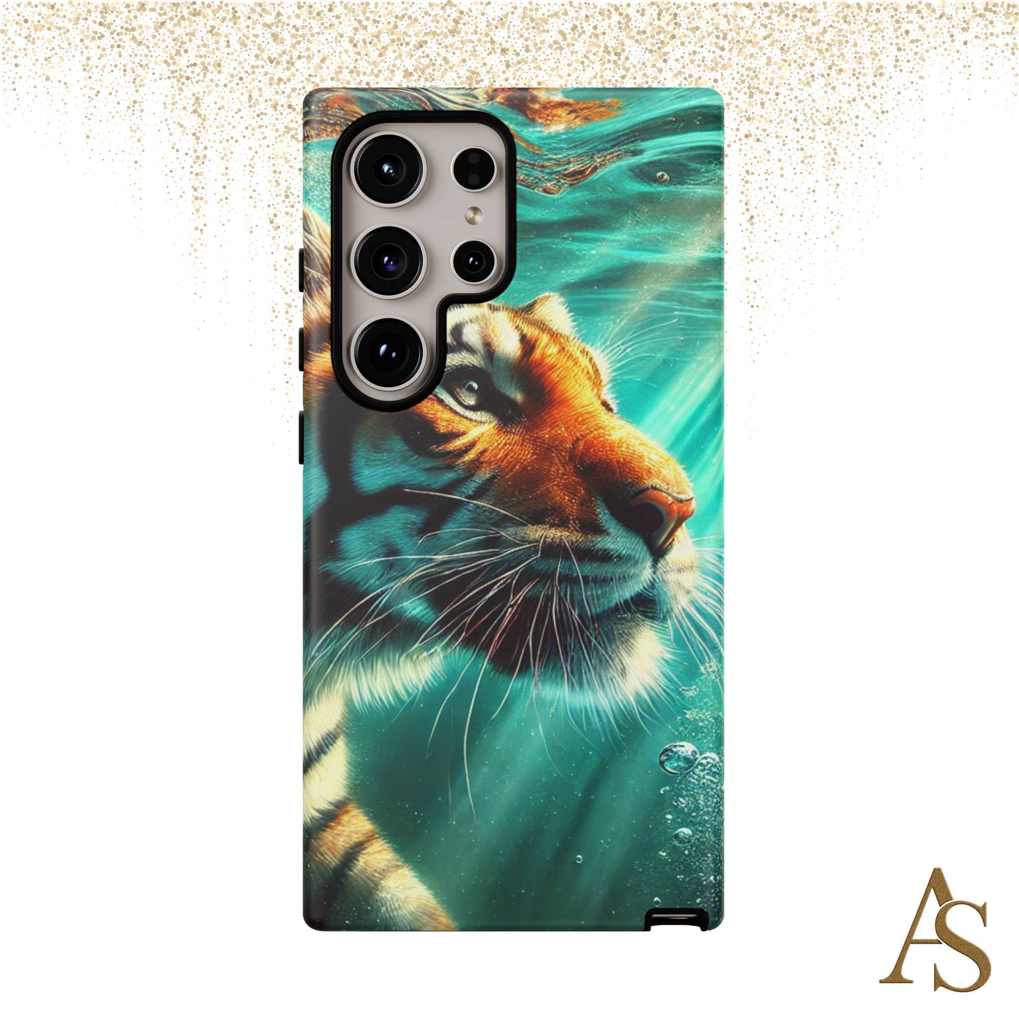 Underwater Tiger Phone Case Premium Wildlife Design