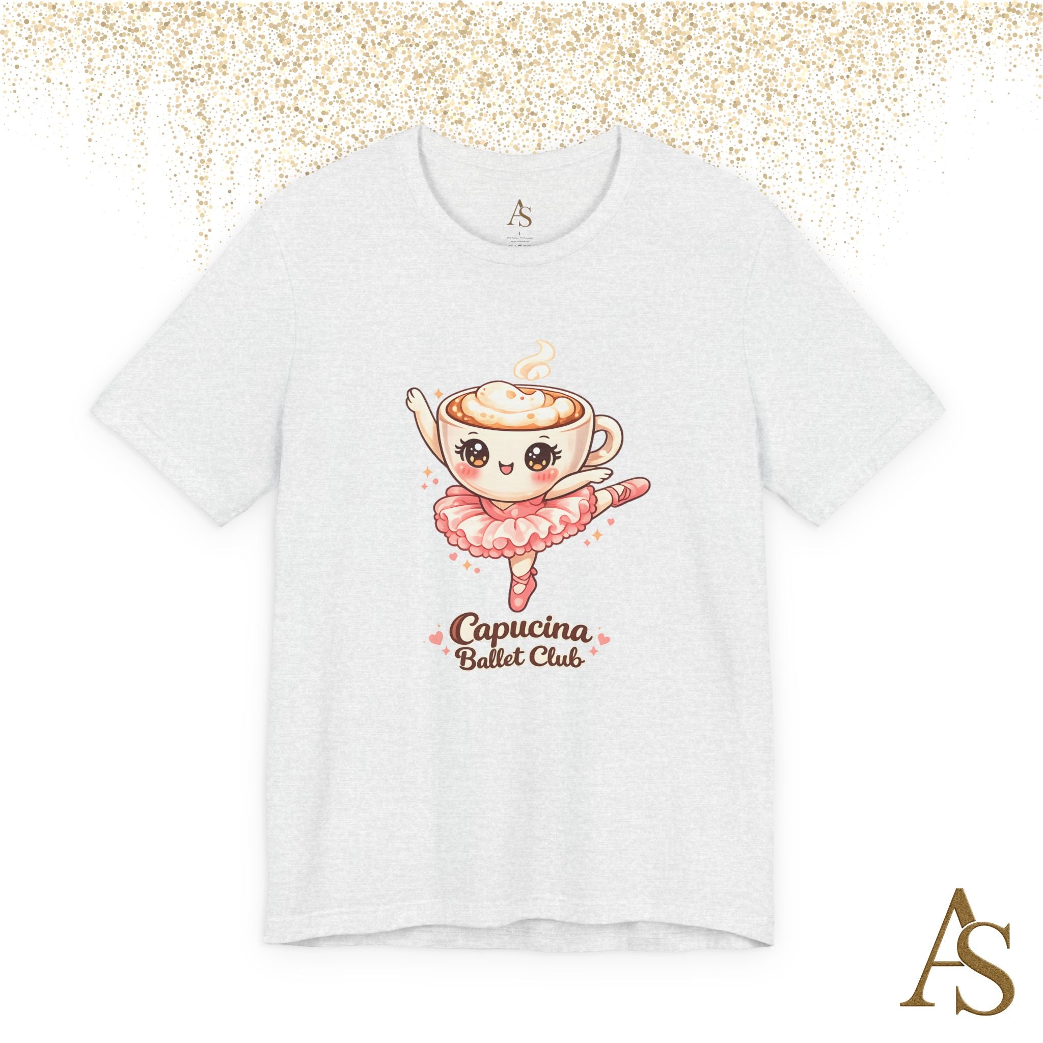 Capucina Ballet Club Kawaii Coffee Ballerina T Shirt Cute Cappuccino Dancer Tee