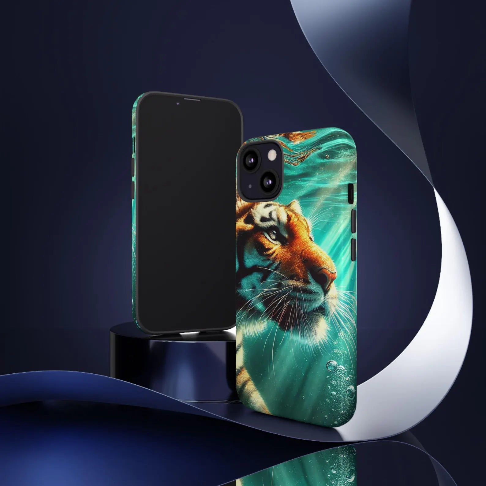 Underwater Tiger Phone Case Premium Wildlife Design