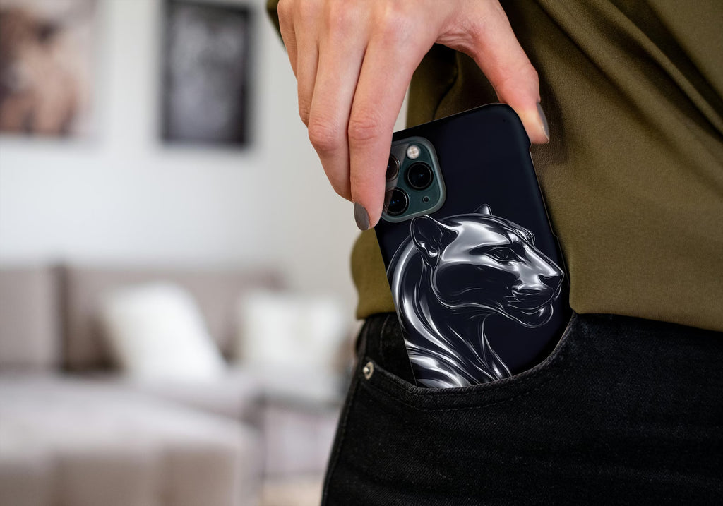 Black Panther Phone Case Premium Wild Cat Design